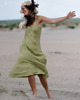 sukienki midi damskie Długa sukienka w stylu bieliźnianym (slip dress), PERFECT PEAR 3