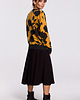 swetry damskie  Sweter w kwiaty - model 3(BK-056) 3