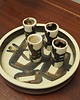 świeczniki i świece Świecznik ceramiczny, duński design, lata 70, produkcja: Dania 4