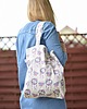 torby na zakupy Torba na zakupy shopperka eko siatka torba shopper kwiaty osty 4