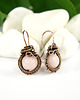 kolczyki wire wrapping Kolczyki z jadeitem 3