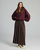 bluza z kapturem damska Bluza burgundowa BIGGIE zip 1
