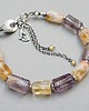 bransoletki wire wrapping Ametrine vol. 5 - bransoletka  bransoletka 2