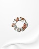 gumki do włosów Scrunchie gumka frotka wąska gruszki brązowe 1