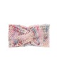 opaski do włosów Kolorowa opaska z wełny peruwiańskiej różowa 1