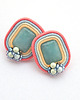 kolczyki soutache Pastelowe prostokąty 3