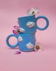 kubki Ceramiczny kubek w chmurki 2