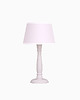 lampy do pokoju dziecka Lampka nocna pudrowy róż z białą lamówką 1