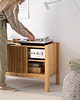 komody i szafki JAMM LOW 111 - szafka pod gramofon i płyty winylowe, lite drewno dębowe 3