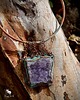 kolie Unikatowy Naszyjnik Ametystowy Handmade 1