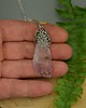 wisiory Wisiorek talizman duży surowy jasny ametyst wire wrapping 4