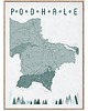 plakaty Polska Podhale Tatry  Góry / plakat mapa 2