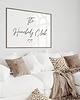 plakaty PLAKAT typograficzny homebody club dla domatora 2