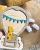 lampy do pokoju dziecka Lampka z drewna Balon niebieski NINKI WOOD 7