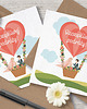 kartki okolicznościowe - wydruki Kartka na ślub"Szczęśliwej podróży!" 6