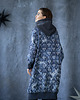 bluza z kapturem damska Płaszcz/Bluza Kangurka Denim 3
