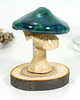 figurki i rzeźby Duży ceramiczny grzybek  ceramiczne - dekoracja półki, roślin 2