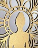 figurki i rzeźby Yoga Girl mandala stojąca dekoracja 3
