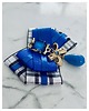 broszki Brosza  z ozdobą w stylu glamour z niebieskimi kamieniami NEW 3