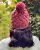 czapki damskie Czapka Handmade Happy Kwarcowy Róż 2