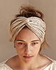 opaski do włosów Opaska lniana, mini-szalik, wstęga do włosów, turban naturalny - 170 cm 4
