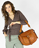 torby na ramię Torebka classic saddle bag ze skóry naturalnej na ramie brąz camel 4
