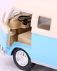 misie i maskotki Metalowa zabawka auto VW Bus| niebieski pastelow 4