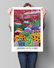 plakaty Plakat botaniczny "Ogród z kwiatami" 1