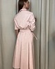 sukienki midi damskie Sukienka wiązana w talii na zakładkę Rosa 4