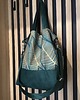 torby XXL Torba hobo XXL - print graficzne liście 1