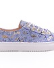sneakersy damskie Sneakersy -  Trampki  skórzane    (6651) 1