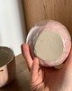kubki i filiżanki Zestaw 2 Ceramicznych Czarek Pink Leopard 260 ml 6
