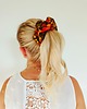 gumki do włosów Gumka jedwabna, scrunchie, frotka jesienna opowieść MAXI 3