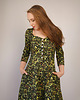 sukienki midi damskie Eliza Leśne Runo 2