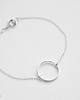 bransoletki - inne Rhodium Plated Karma Bracelet 1