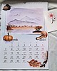 kalendarze i plannery Artystyczny Kalendarz 2024 - obrazy akwarela, A3+, ścienny na spirali 8