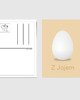 kartki wielkanocne Pocztówka wielkanocna z jajem 2