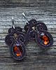 kolczyki soutache Czekoladowe kolczyki soutache 2