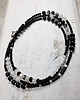 korale Czarno-biały długi sznur korali kors3 3