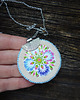 wisiory Folkowy wisior soutache z łowickim motywem 4