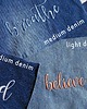 naszywki na ubrania Naszywka Łata Recycled Denim 6