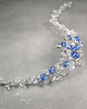 Ślubne ozdoby do włosów Glamour Serenity Blue - ślubny stroik. 9