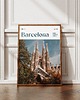 plakaty Minimalistyczny plakat Barcelona Hiszpania - Do salonu, sypialni, biura 4
