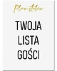 dodatki ślubne PERSONALIZOWANA tablica z grawerem Numerami stołów Duży plan układ wesele 1