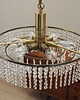 lampy wiszące Żyrandol mosiężny, duński design, lata 70, produkcja: Dania 1