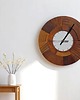 zegary Zegar Drewniany ścienny - Duży 48cm - Cichy Mechanizm 7