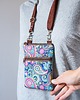 etui na telefon Etui na telefon z paskiem / Niebieski Paisley 1