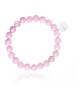 bransoletki z kamieni naturalnych Bransoletka Essential Pinky Pastel, naturalny agat i srebro 925 2