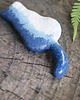 magnesy Ceramiczny magnes kot biało-niebieski 1