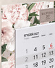 kalendarze i plannery Kalendarz Ścienny Pojedynczy 2027 Flowers A4 2